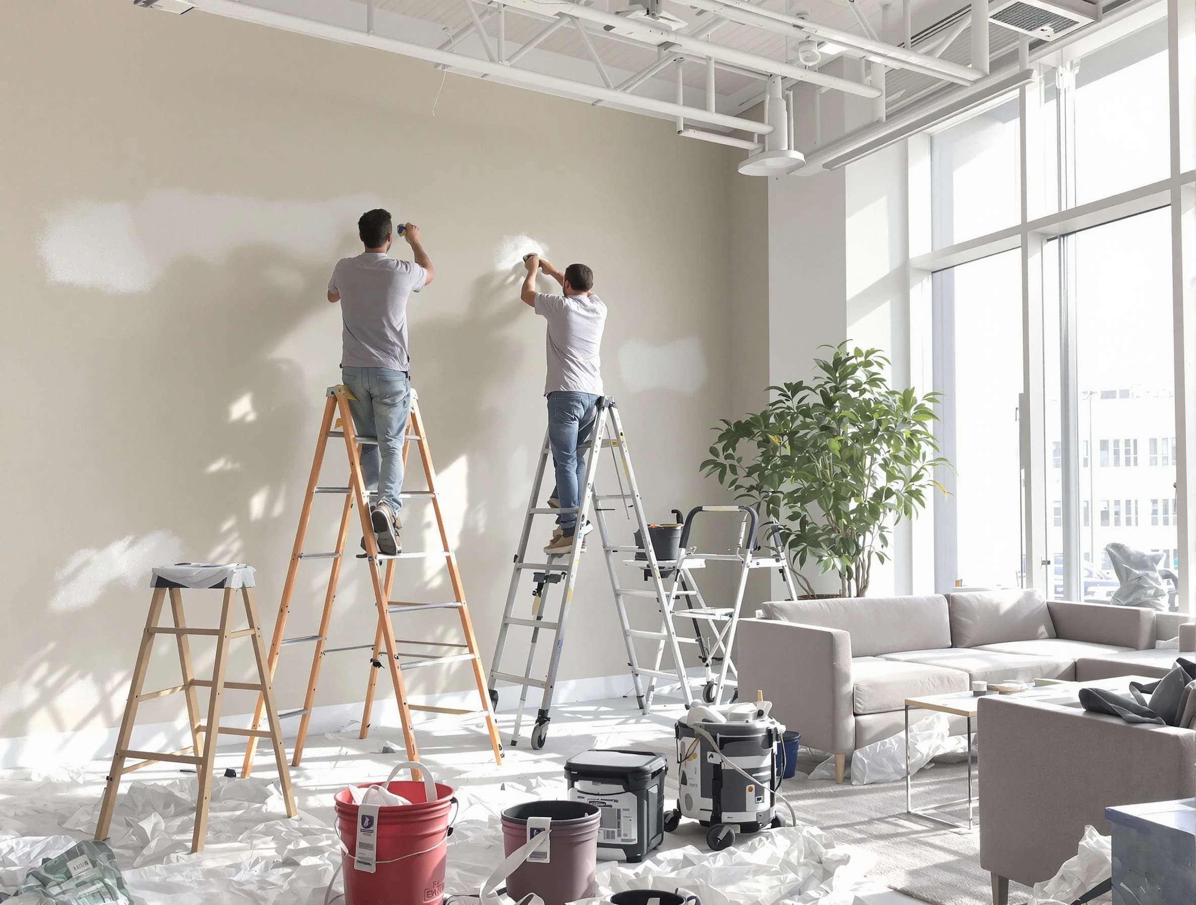 Parma House Painters delivering commercial painting services in Parma, OH